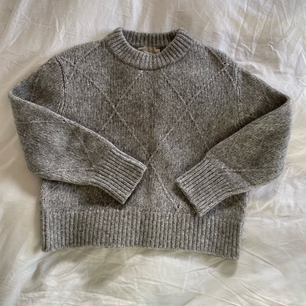 Everlane Grey Chunky Sweater, Size S